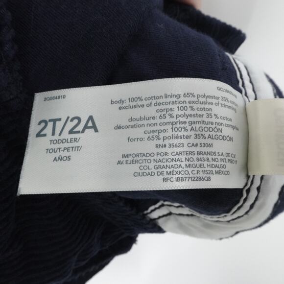 Oshkosh Bgosh Boys Navy Blue Corduroy Vestbak‎ Overalls 2T Classic Farmer - Picture 10 of 11